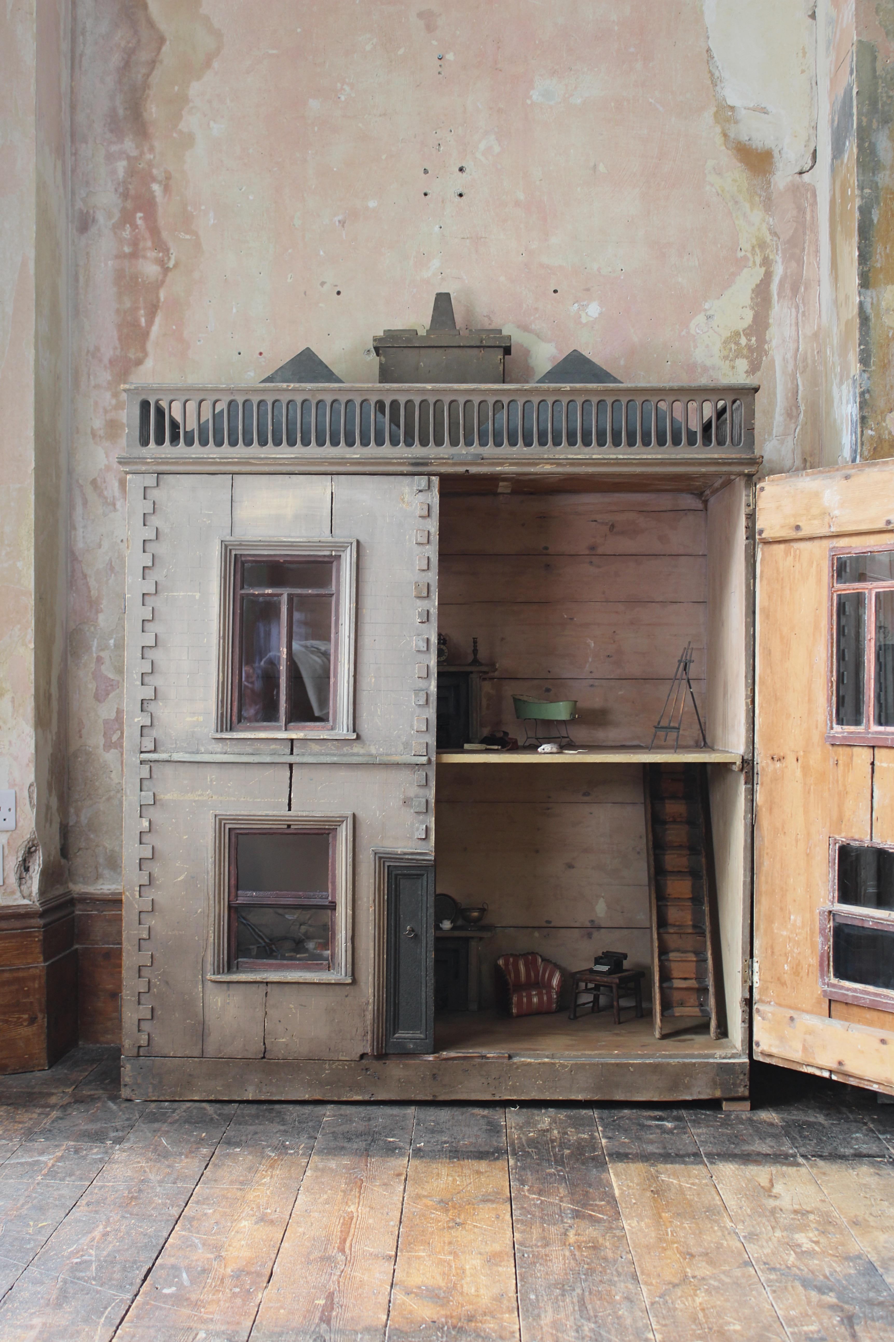Mid 19th C Circa 1840 Huge Country House Irish Dublin Dolls House Regency Style 7