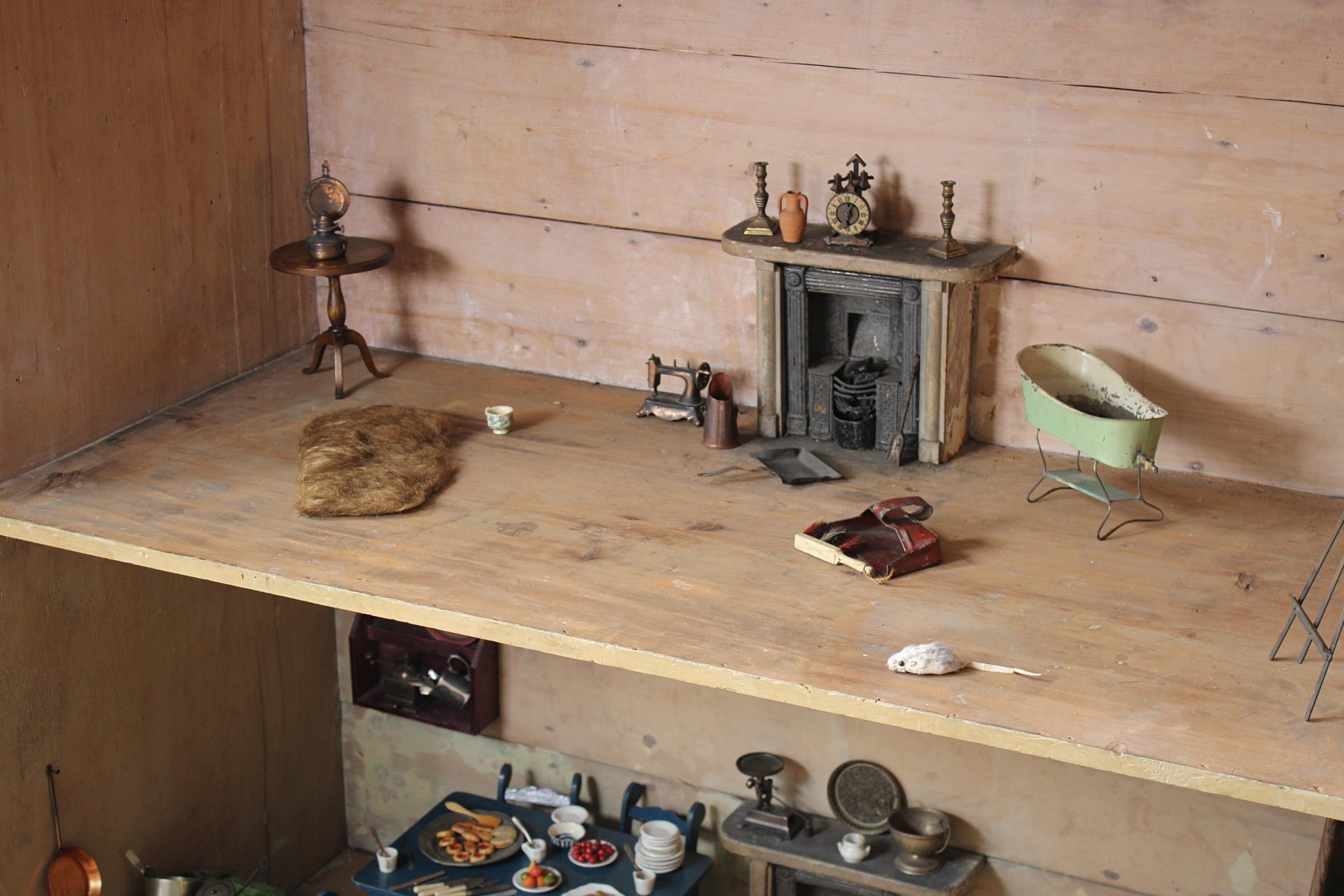Pine Mid 19th C Circa 1840 Huge Country House Irish Dublin Dolls House Regency Style
