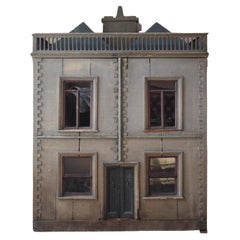 Antique Mid 19th C Circa 1840 Huge Country House Irish Dublin Dolls House Regency Style 