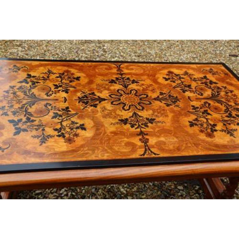 Mid 19th C Exhibition Quality Satinwood and Marquetry Centre or Library Table For Sale 11