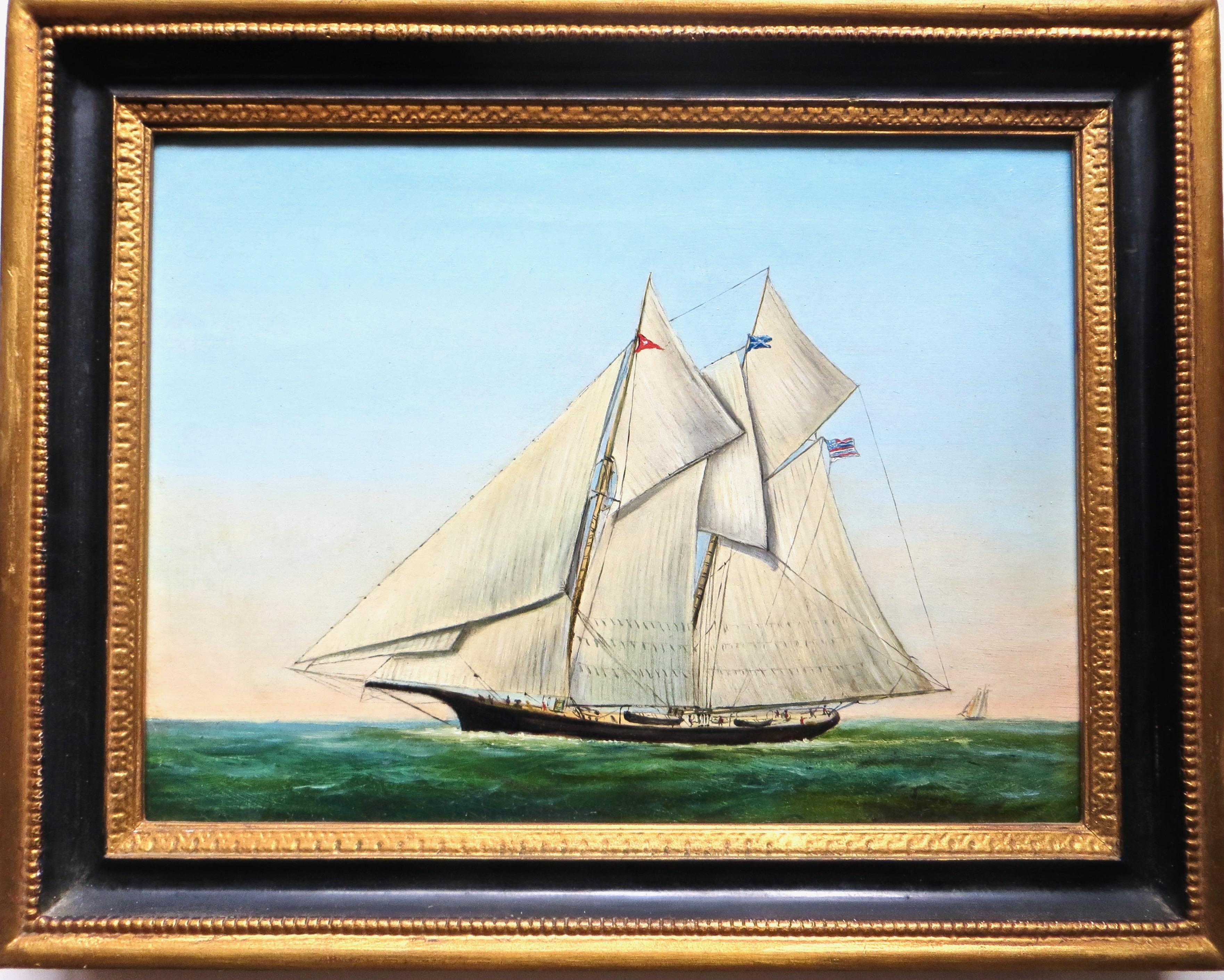 Mid 19th C. Oil on Canvas Painting 