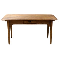 Antique Mid 19th c. Primitive Mexican Mennonite Farmhouse Table c.1850