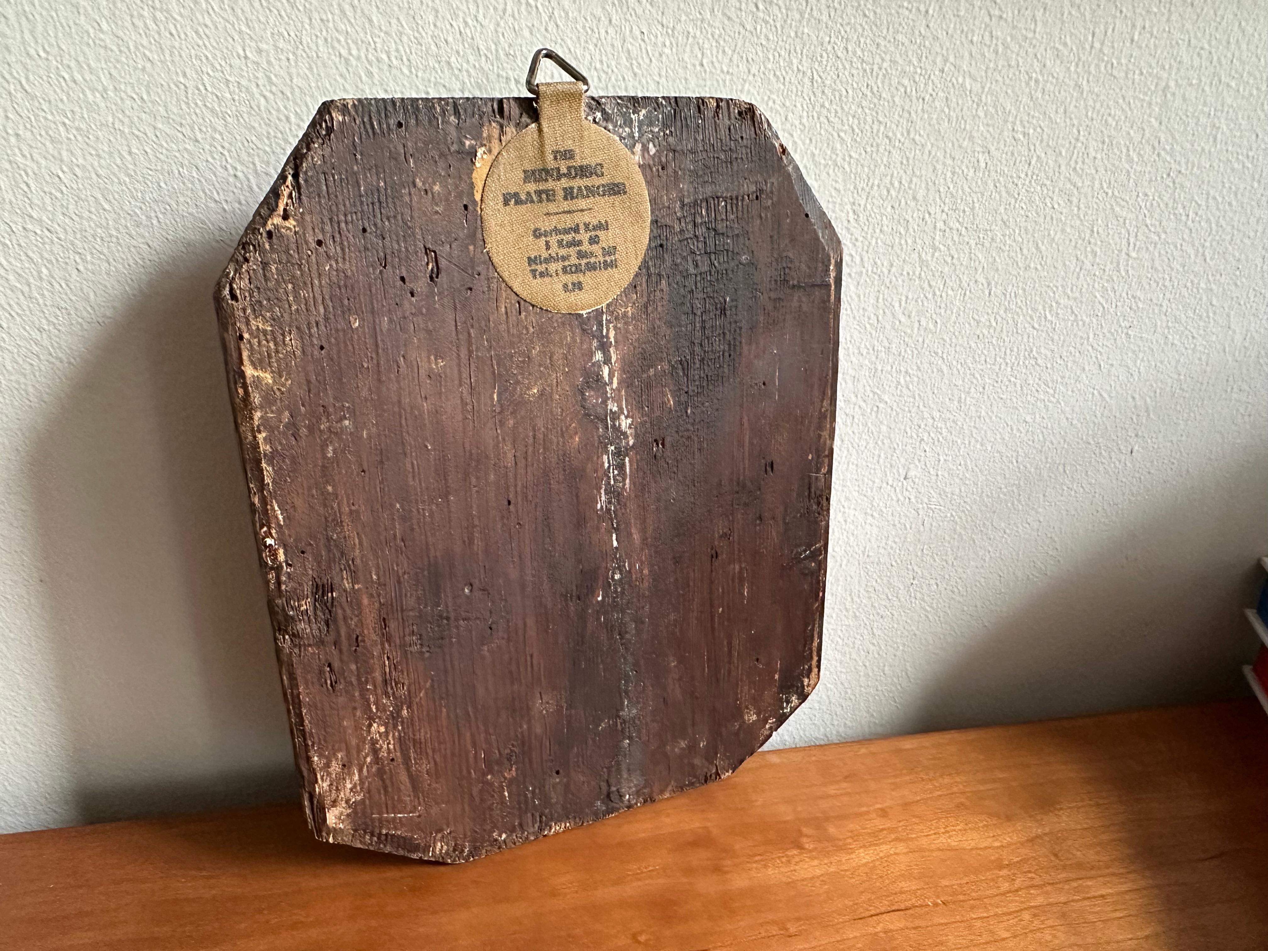 Austrian Mid-19th Century Alpine Oil Painting on Wood – Madonna /Child with Flaming Heart For Sale