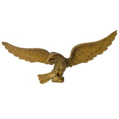 Antique Hand-Carved American Eagle, Mid-19th Century 