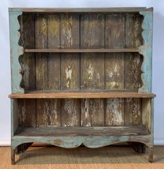 Mid-19th Century American Primitive Stepback Cupboard