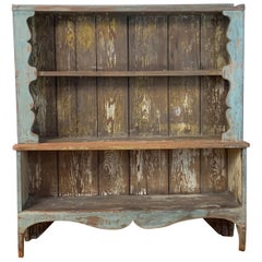 Mid-19th Century American Primitive Stepback Cupboard