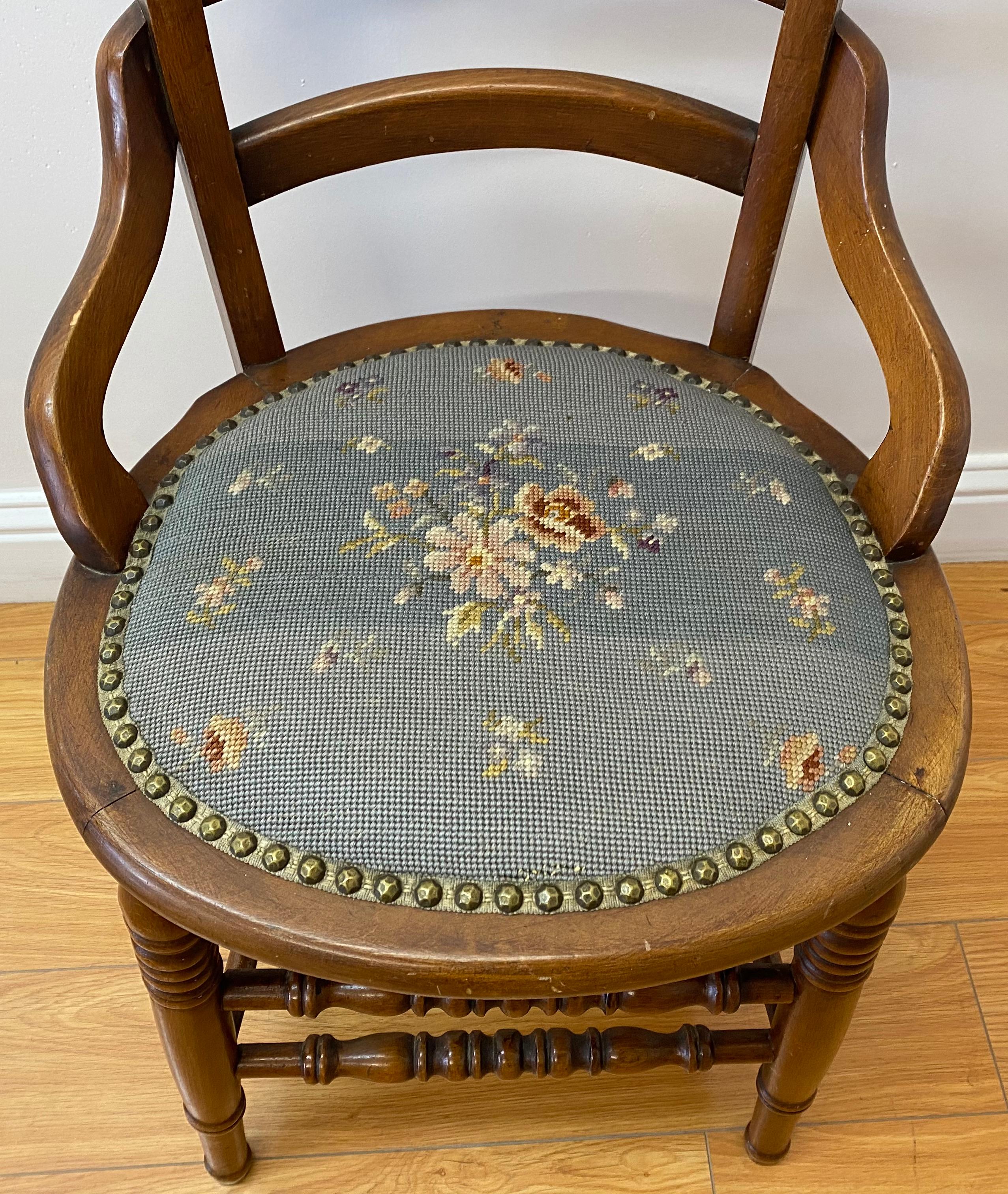 needle point chair
