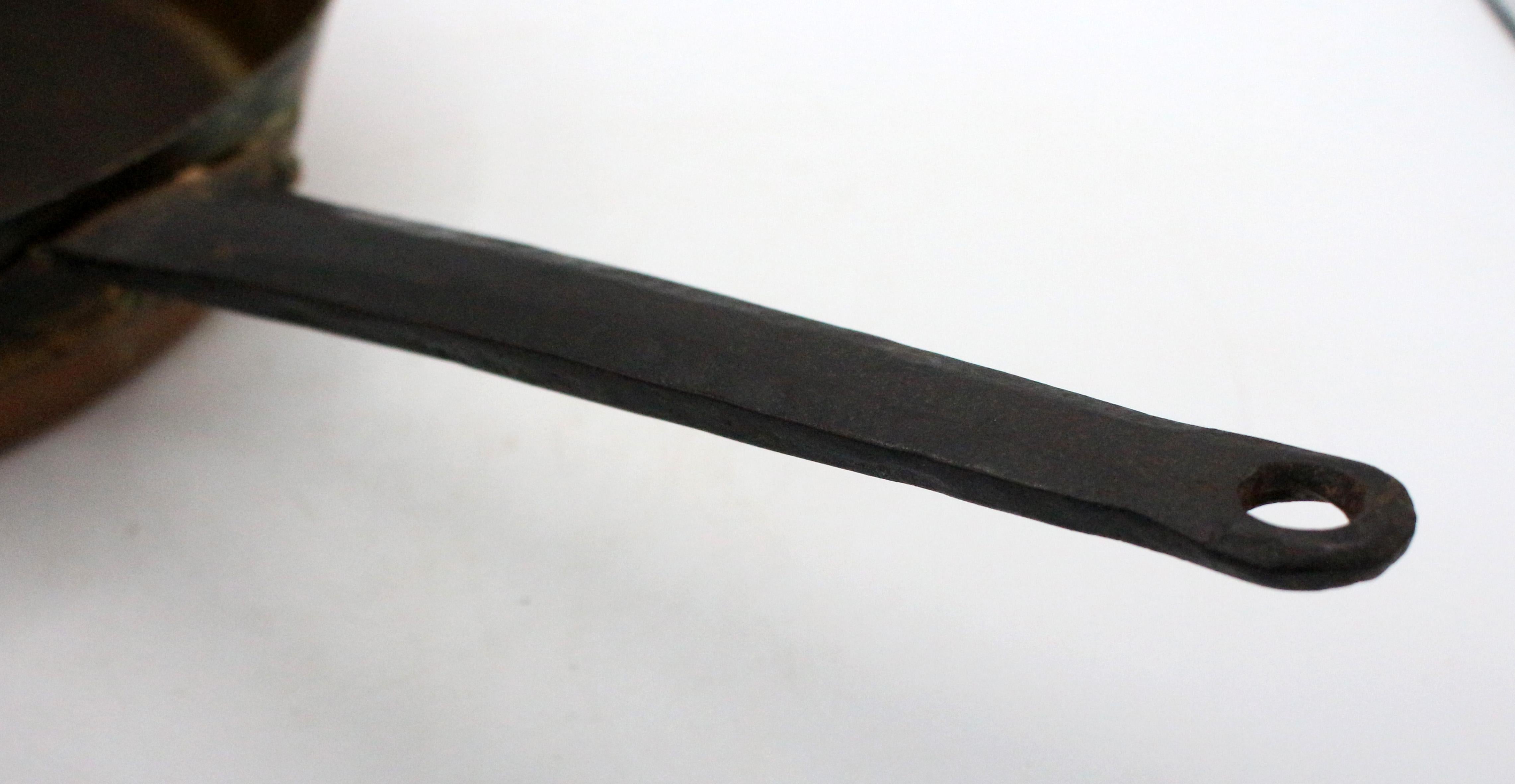 Mid-19th Century Anglo-French Low Copper Pan or Sauce Pan 2