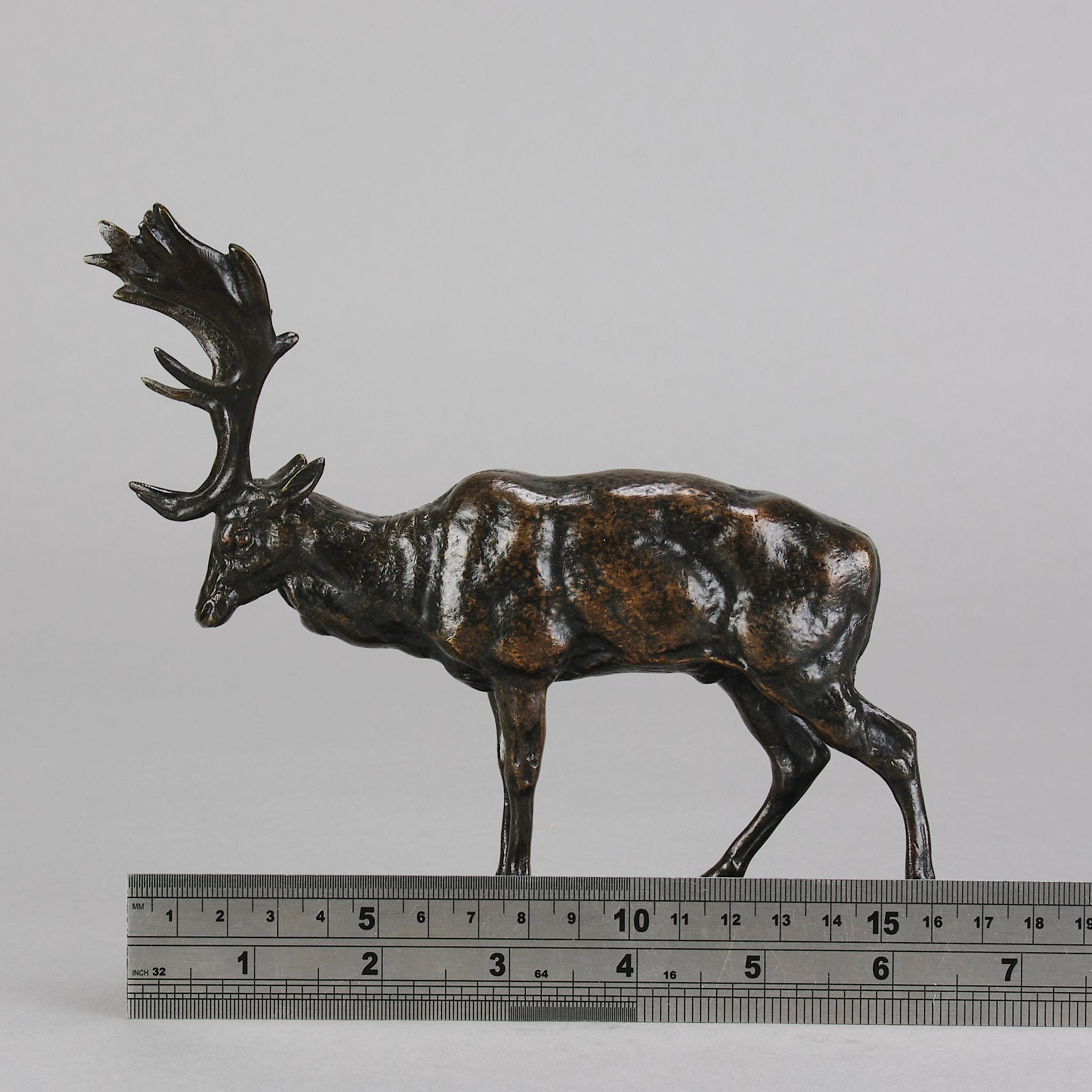 Mid 19th Century Animalier Bronze entitled 