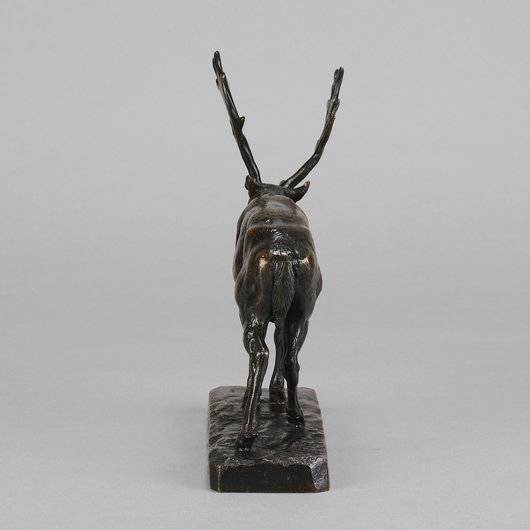 Mid 19th Century Animalier Bronze entitled 