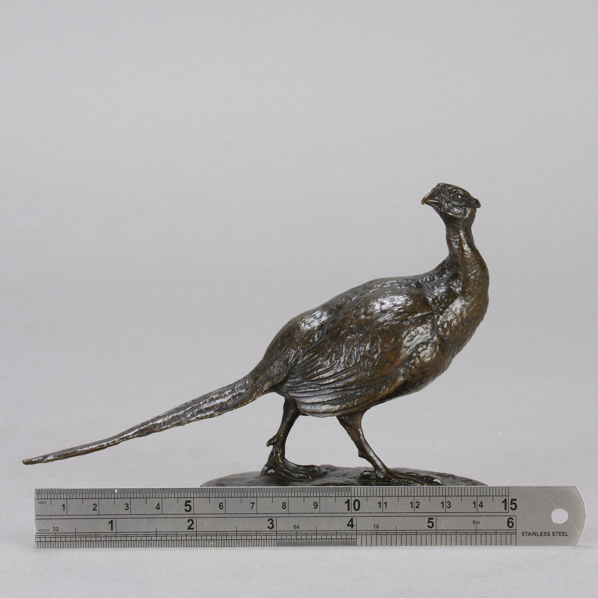 Bronzo Animalier della metà del XIX secolo intitolato 