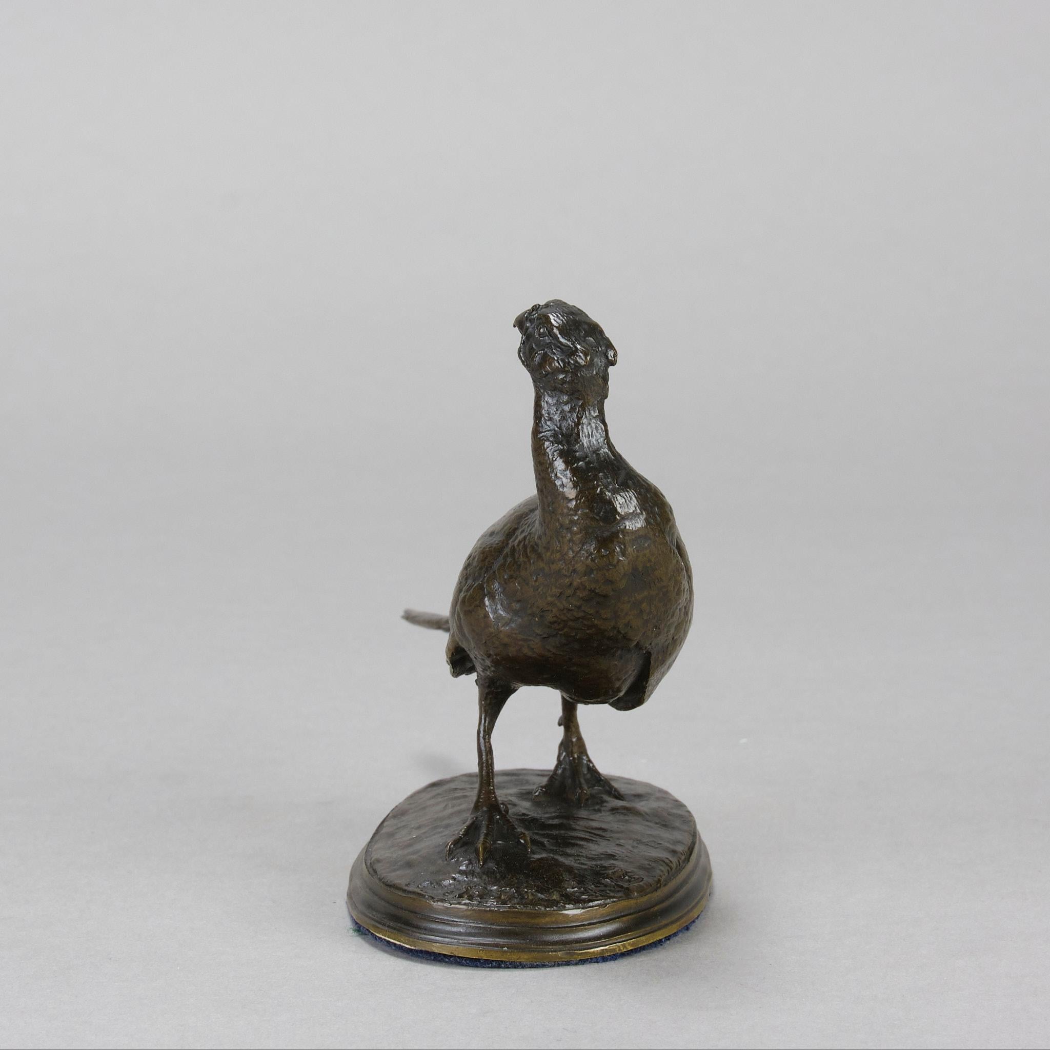 Calco Bronzo Animalier della metà del XIX secolo intitolato 
