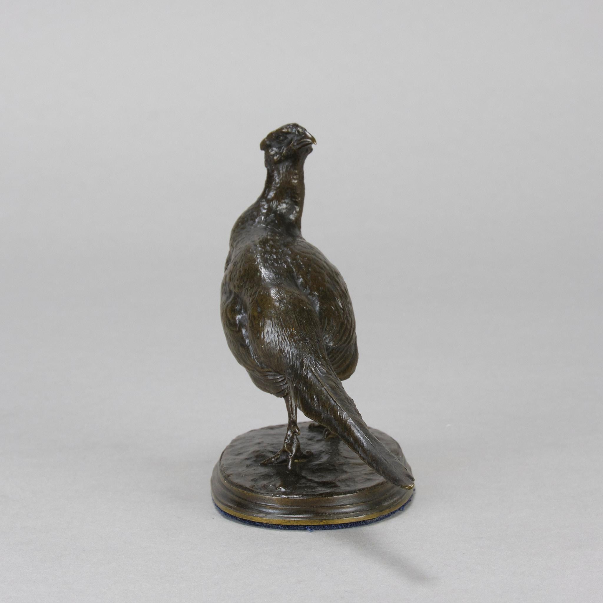 Bronzo Animalier della metà del XIX secolo intitolato 