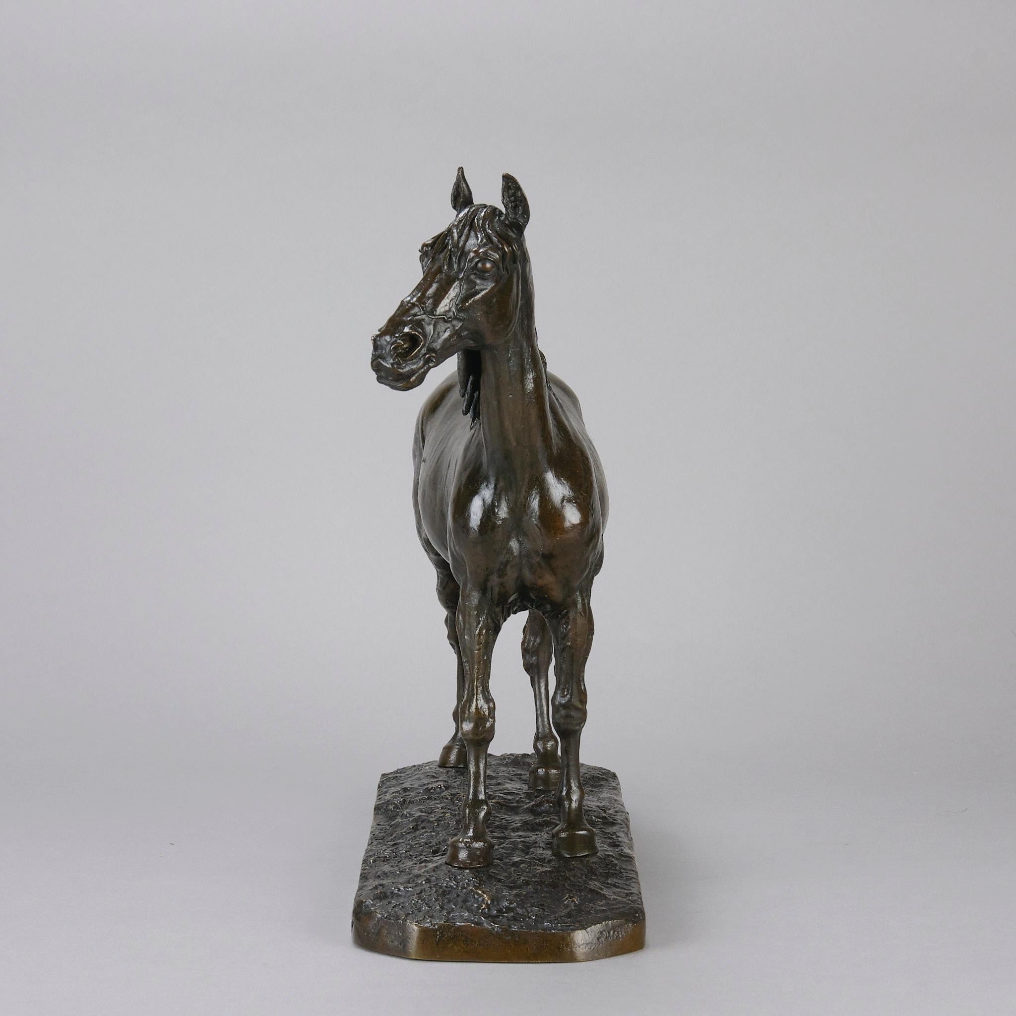 Bronce animalier de mediados del siglo XIX titulado 