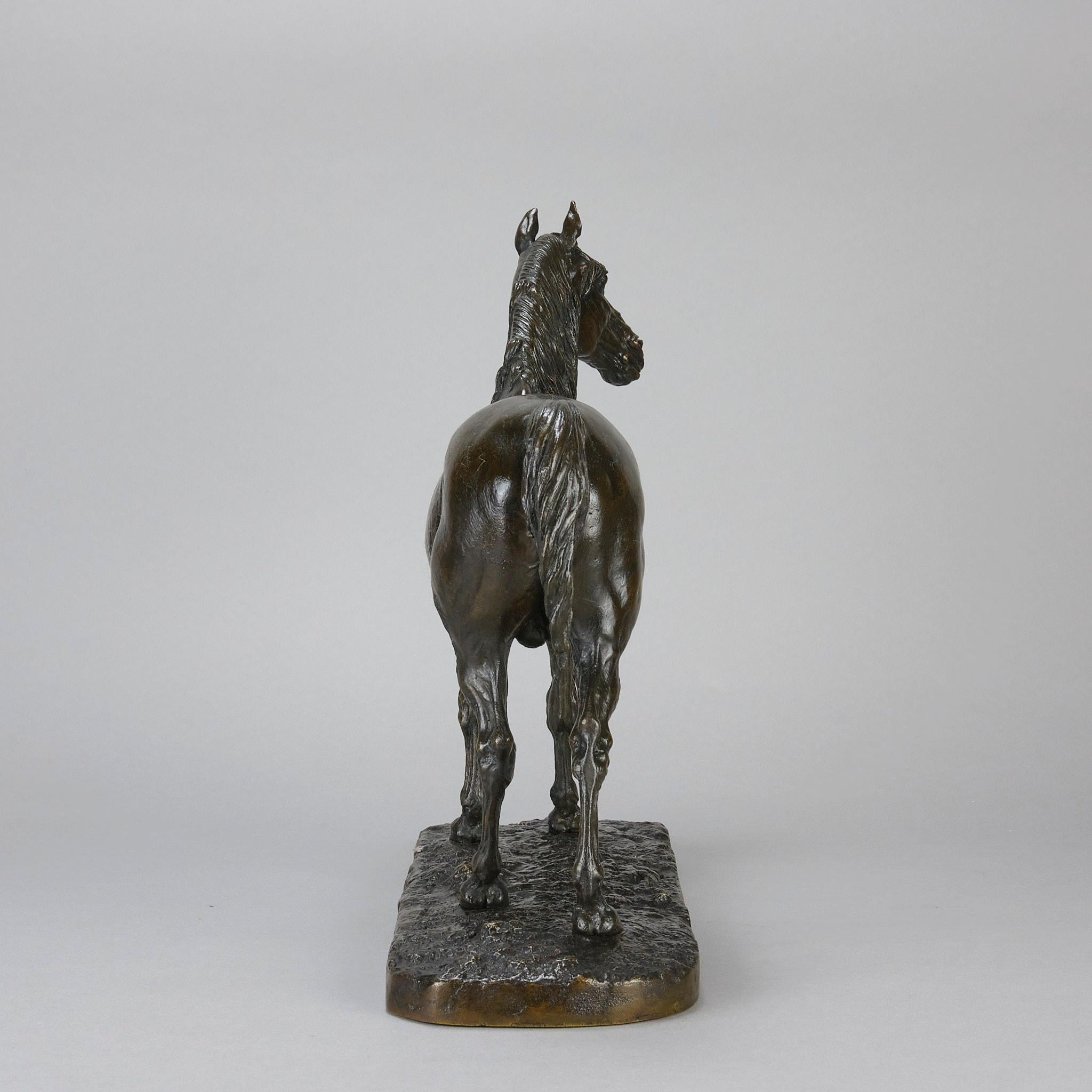 Bronce animalier de mediados del siglo XIX titulado 