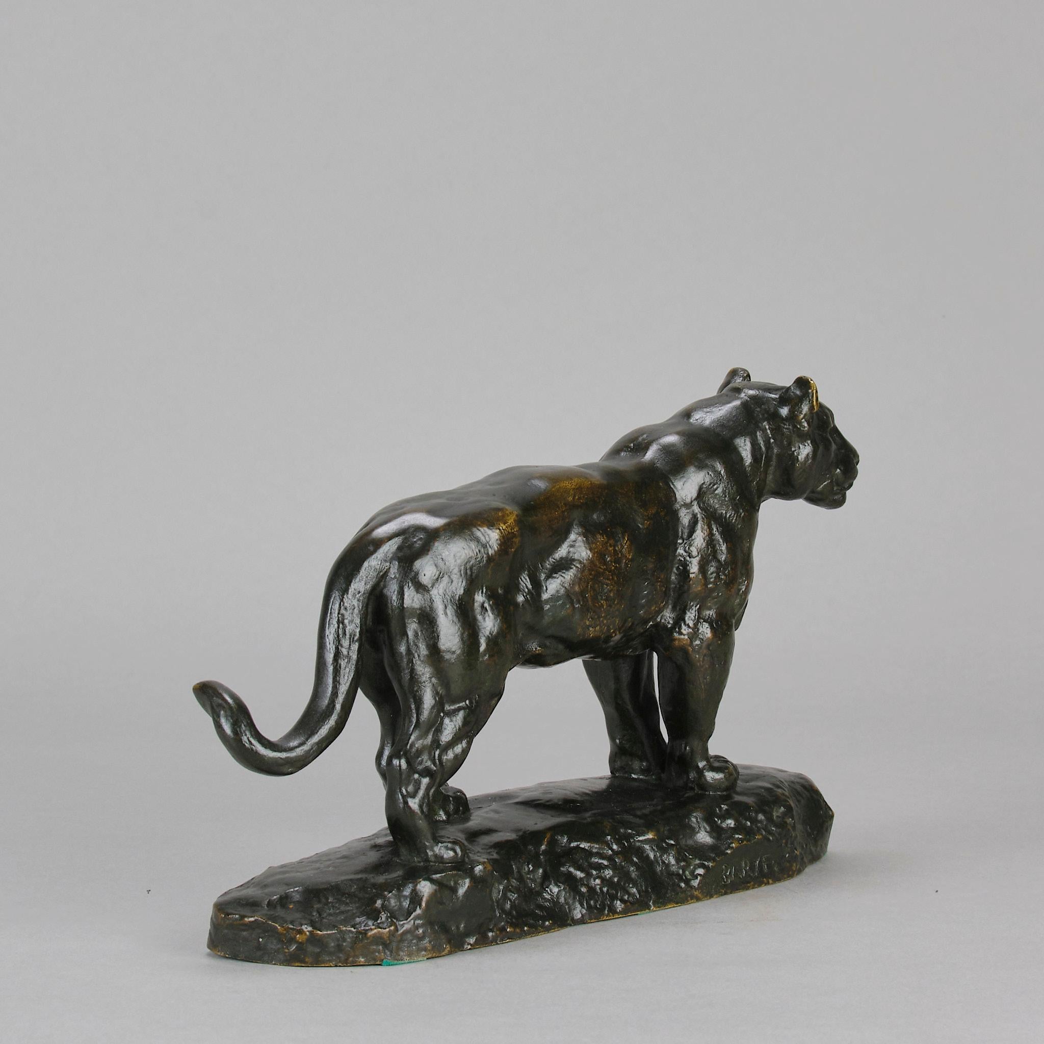Mid 19th Century Animalier Bronze entitled 