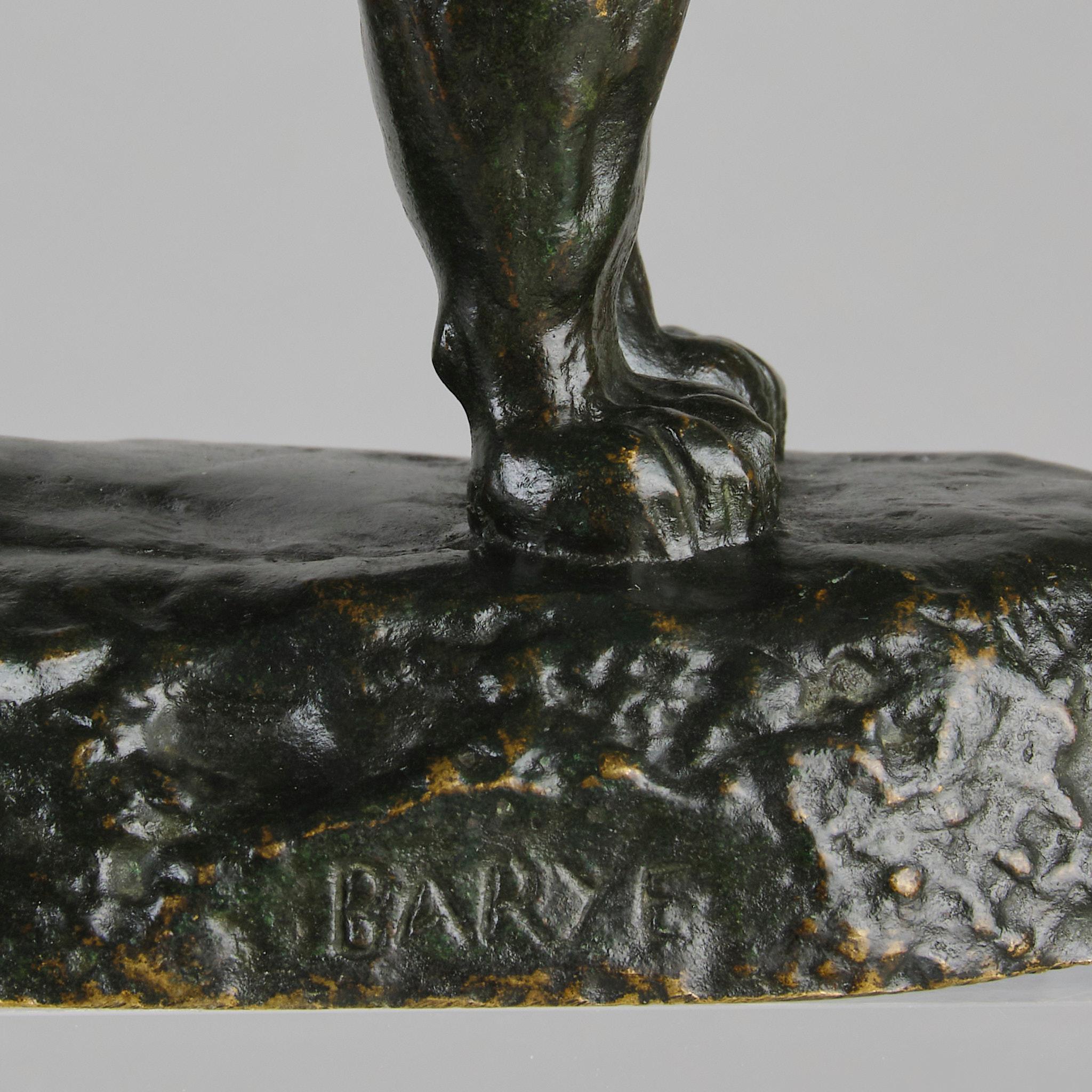 Mid 19th Century Animalier Bronze entitled 