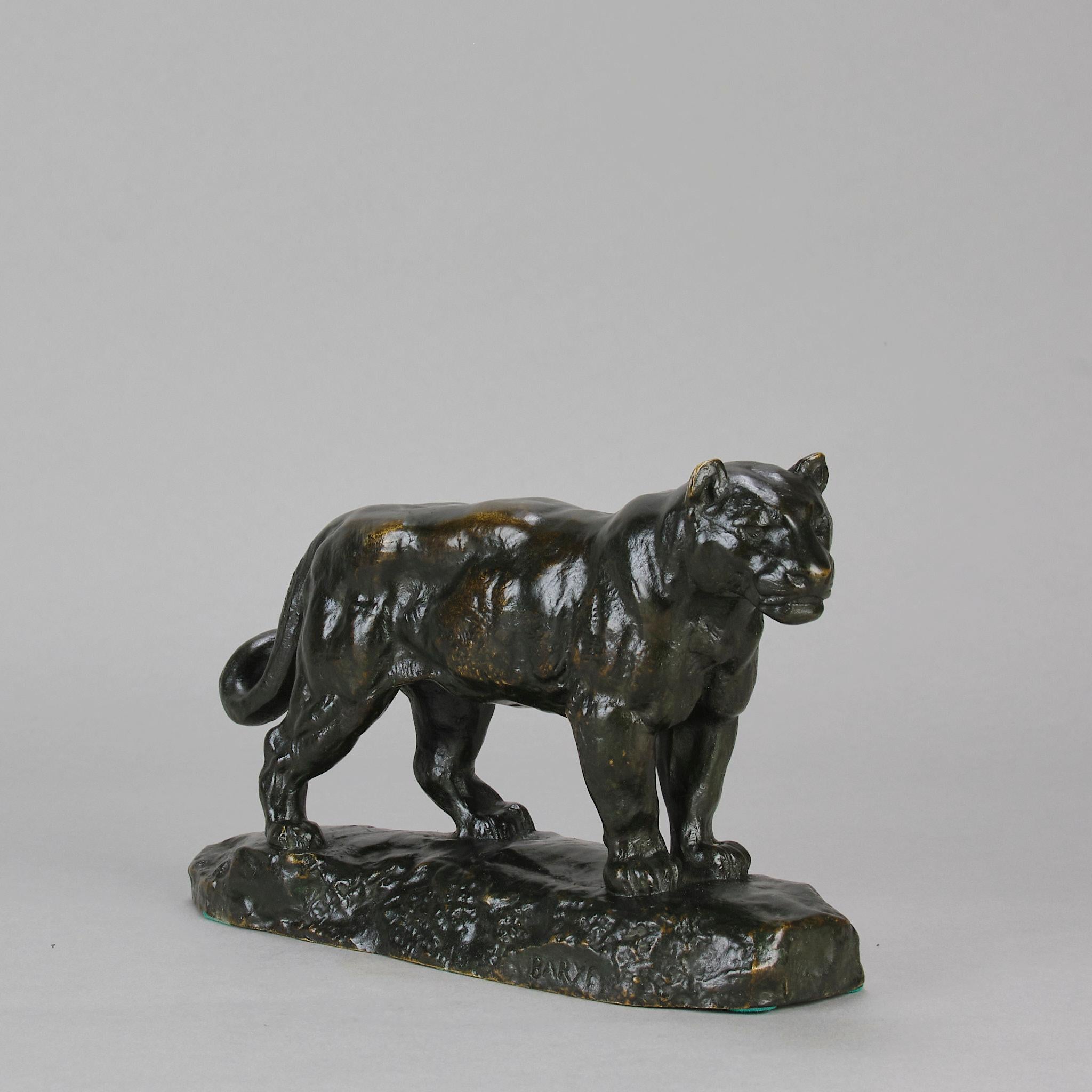 French Mid 19th Century Animalier Bronze entitled 