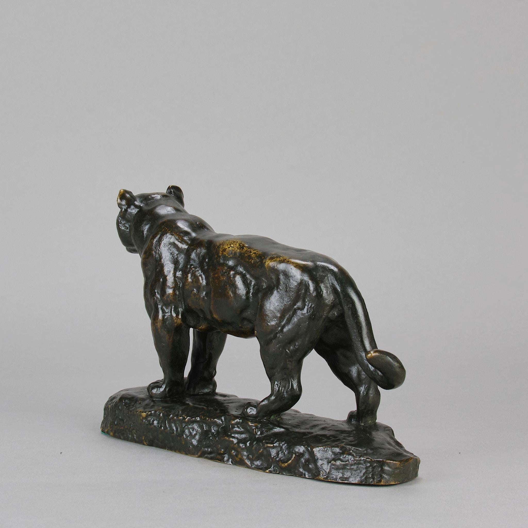 Mid 19th Century Animalier Bronze entitled 