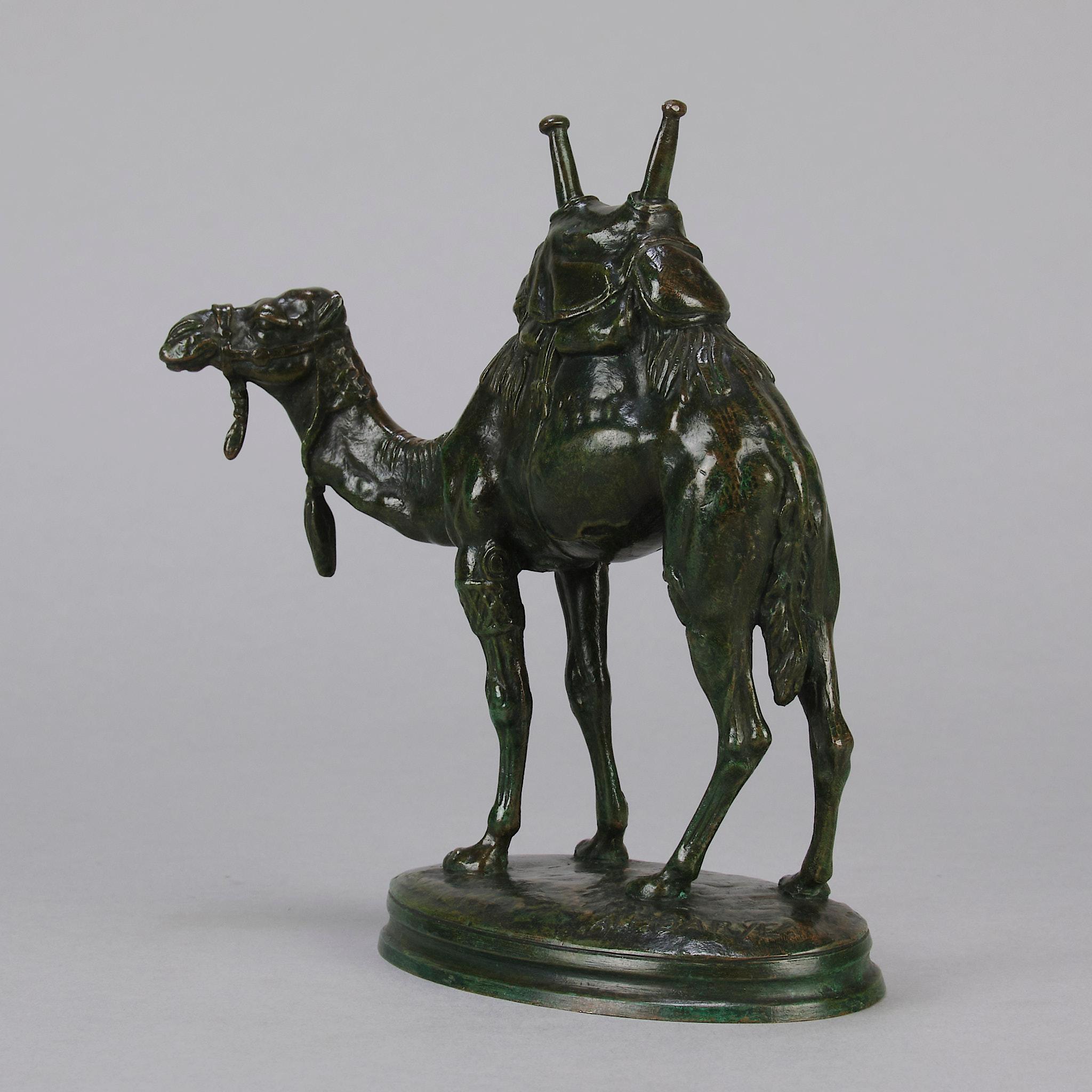 Escultura de bronce animalier de mediados del siglo XIX 