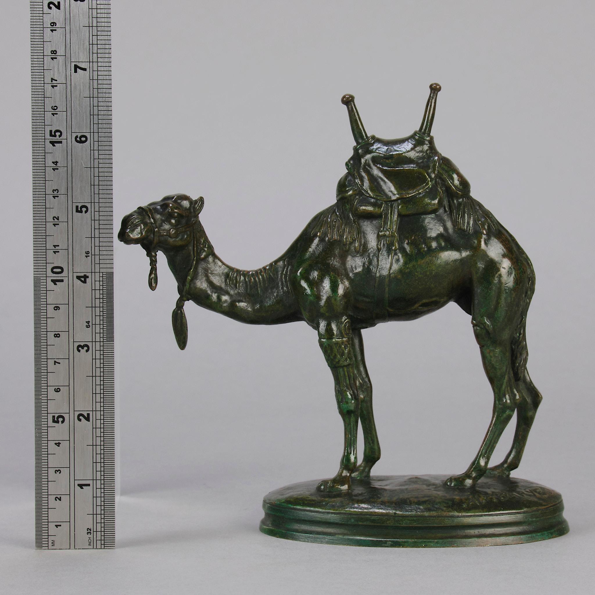 Escultura de bronce animalier de mediados del siglo XIX 