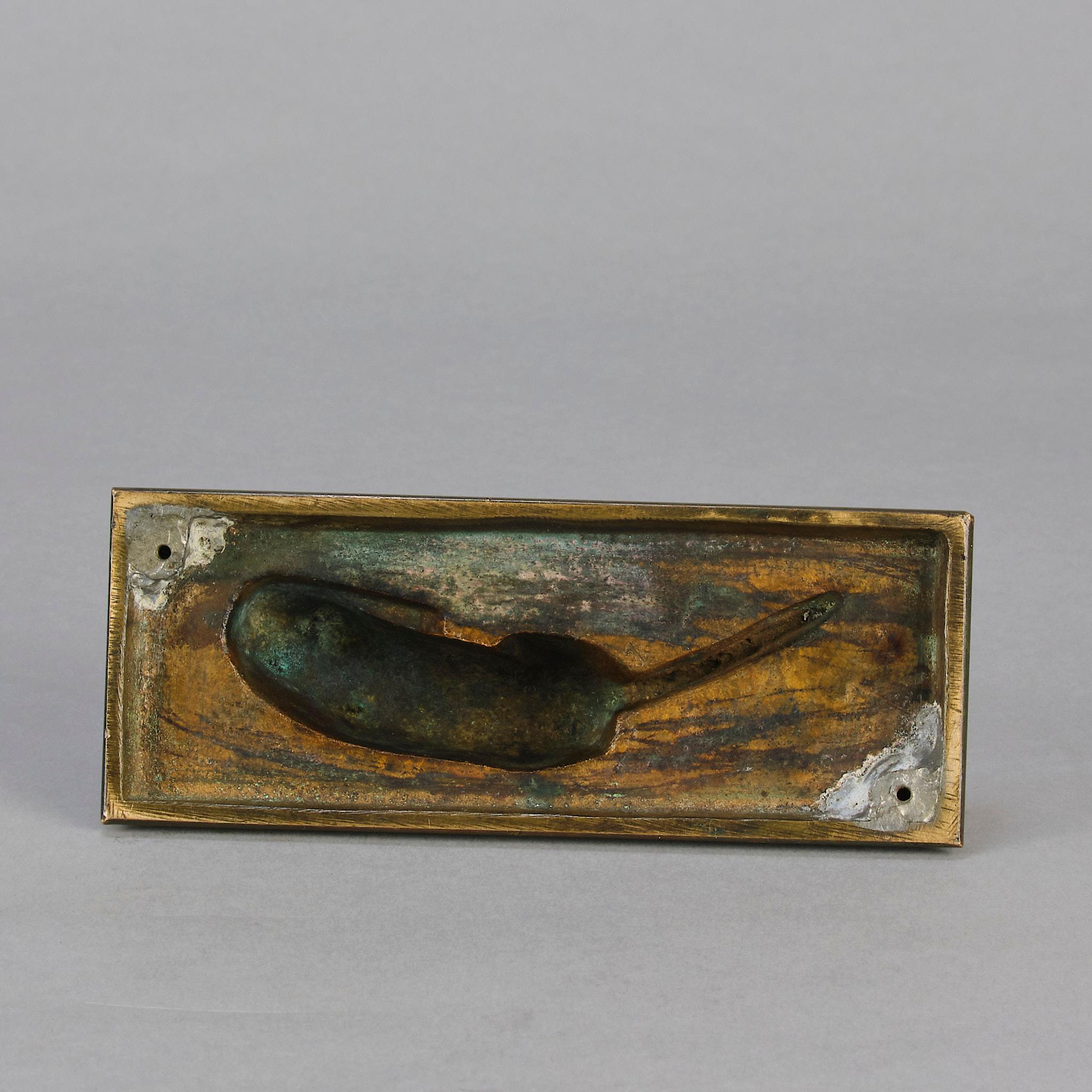 Studio in bronzo animalier della metà del XIX secolo intitolato 