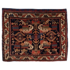 Mid 19th Century Antique Bagface - Natural Dyed Wool Bagface