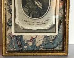 Mid 19th Century Antique French Admiral Engraving Print