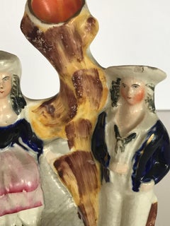 Mid 19th Century Antique Staffordshire Spill Figurine