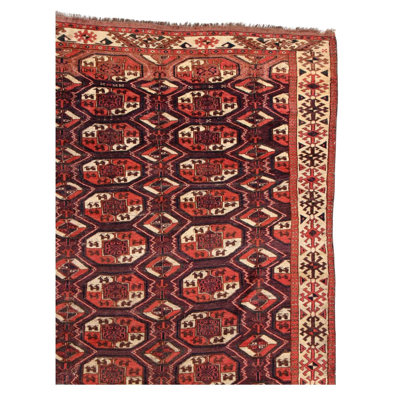 Rare Southwest Turkmenistan Chodor Rug, Circa 1850 – A Timeless Piece of Nomadic Art

Step into history with this extraordinary 19th-century Chodor rug from Southwest Turkmenistan. This rare piece captures the beauty and craftsmanship of traditional