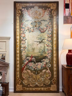 Mid 19th Century Aubusson Tapestry Cartoon