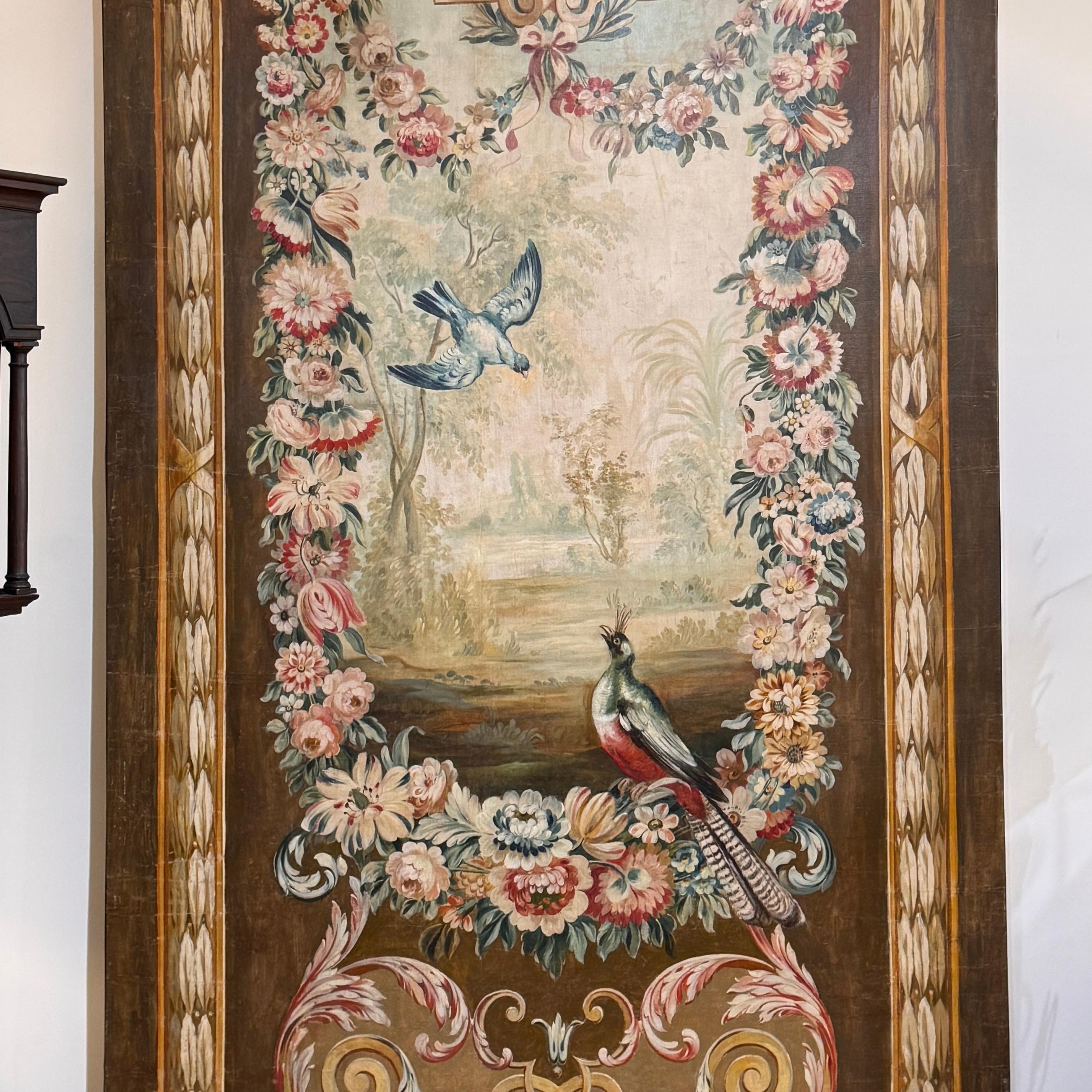 Mitte 19. Jahrhundert Aubusson Wandteppich Cartoon (Französisch) im Angebot