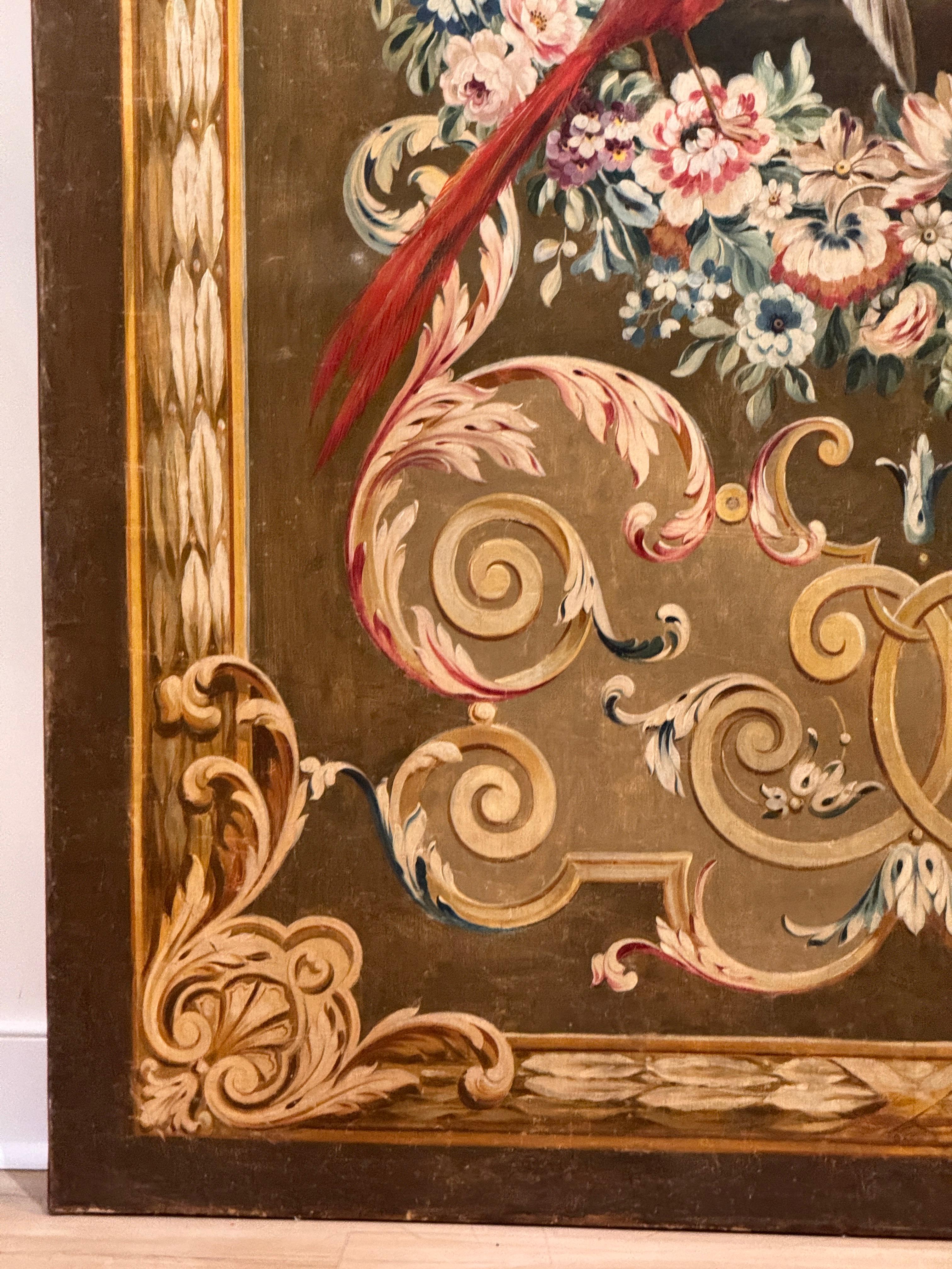 Mitte 19. Jahrhundert Aubusson Wandteppich Cartoon (Französisch) im Angebot