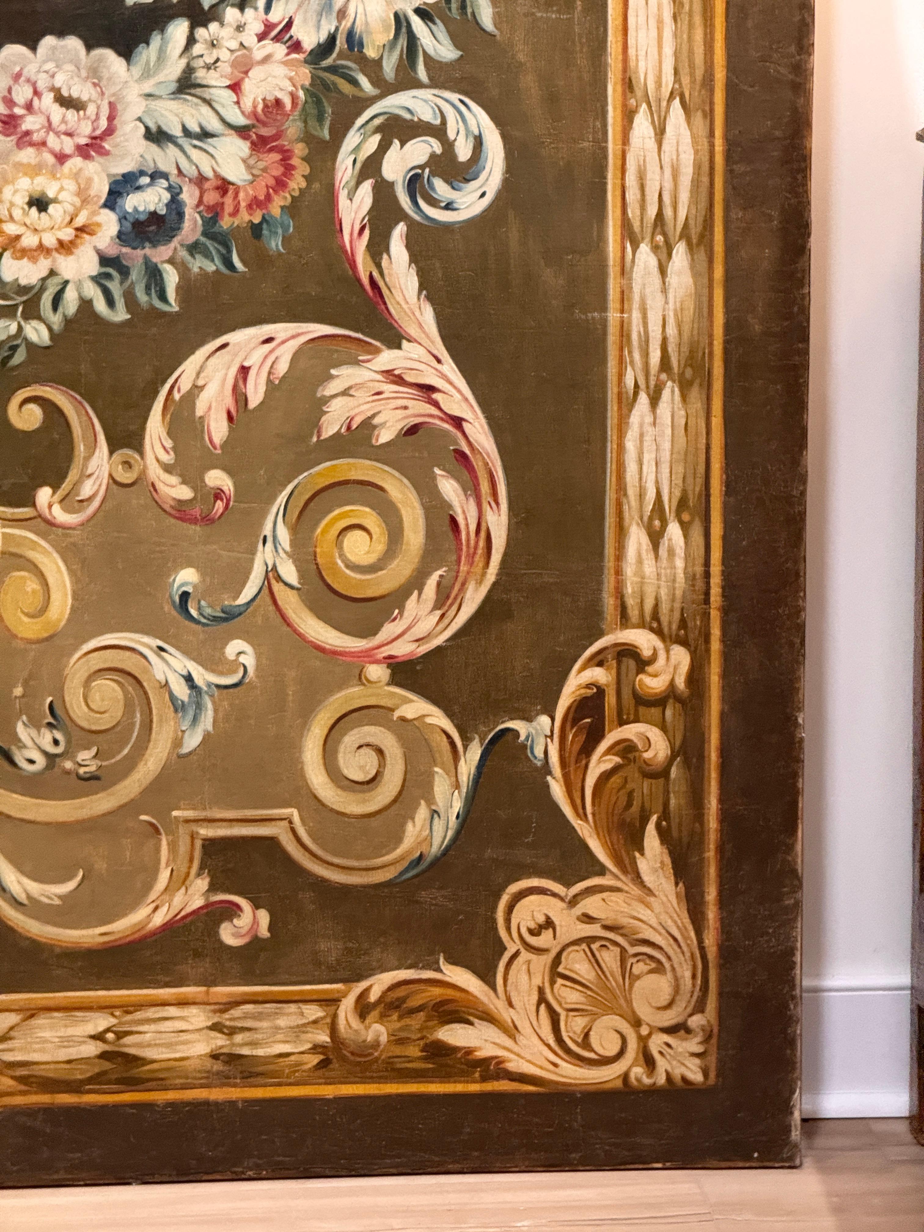 Mitte 19. Jahrhundert Aubusson Wandteppich Cartoon im Zustand „Gut“ im Angebot in Charlottesville, VA