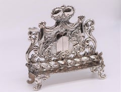 Mid-19th Century Austrian Silver Hanukkah Lamp