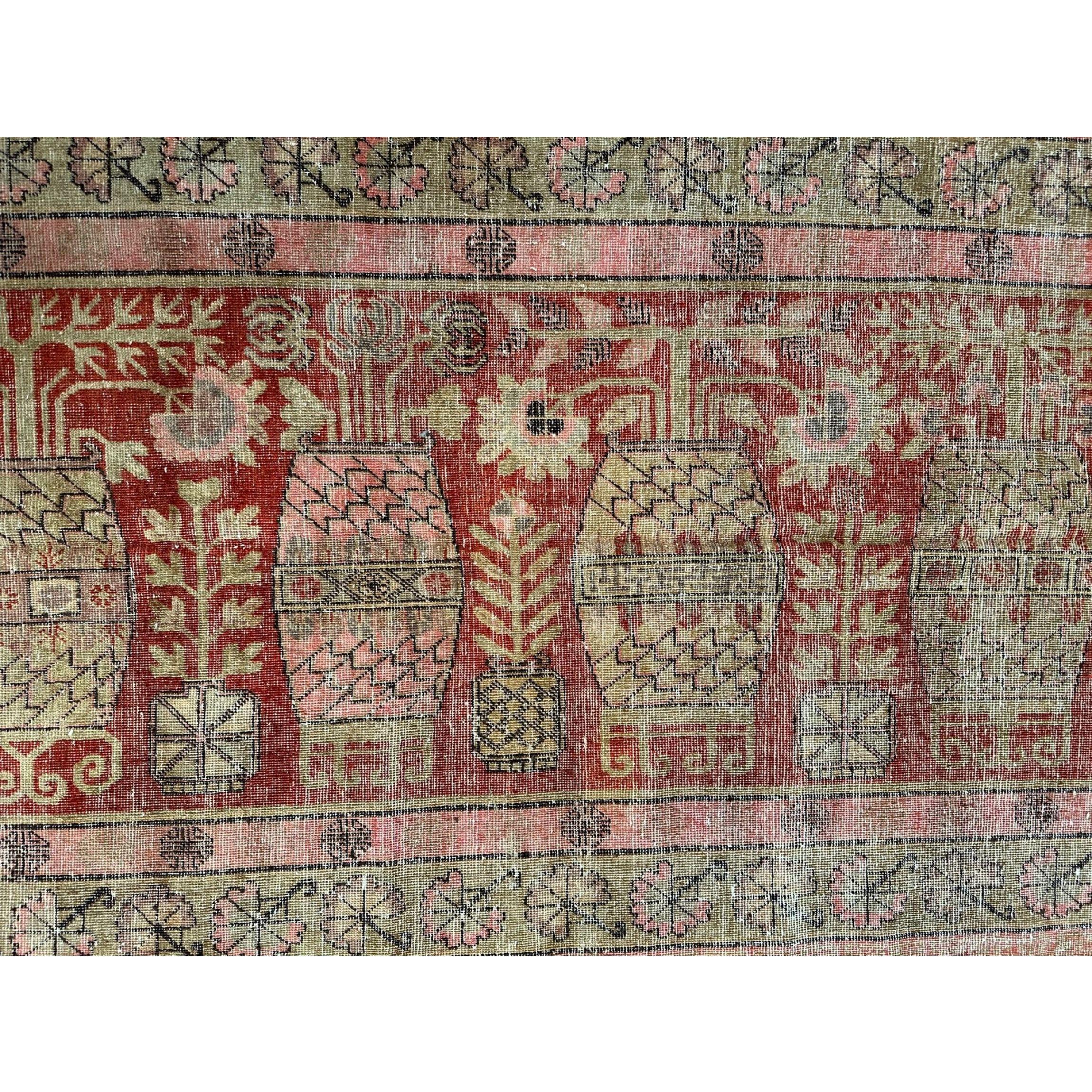 Mid-19th Century Authentic Khotan Samarkand In Good Condition For Sale In Los Angeles, US