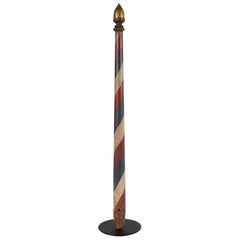 Antique Mid-19th Century Barber Pole