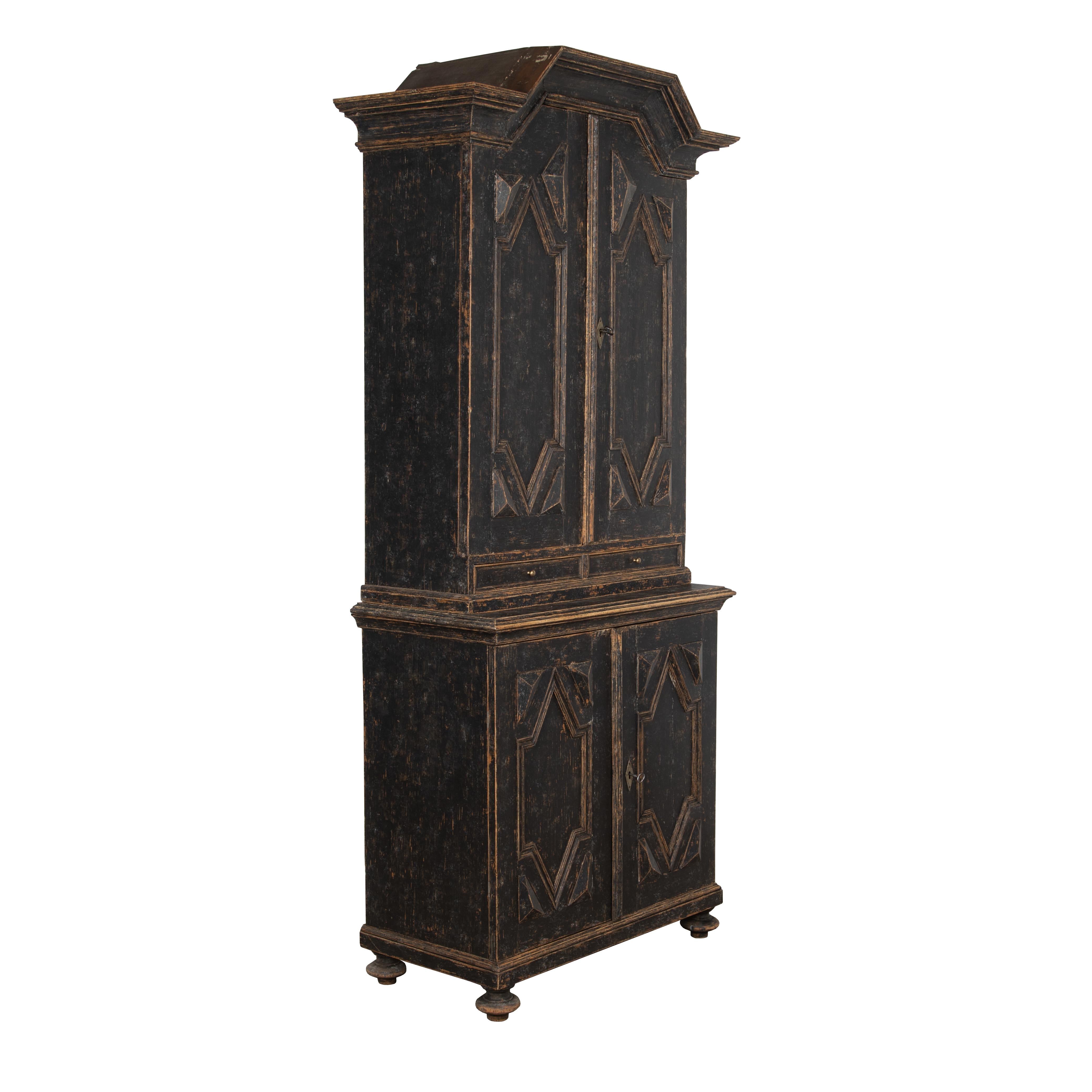 Wood Mid-19th Century Baroque Cabinet