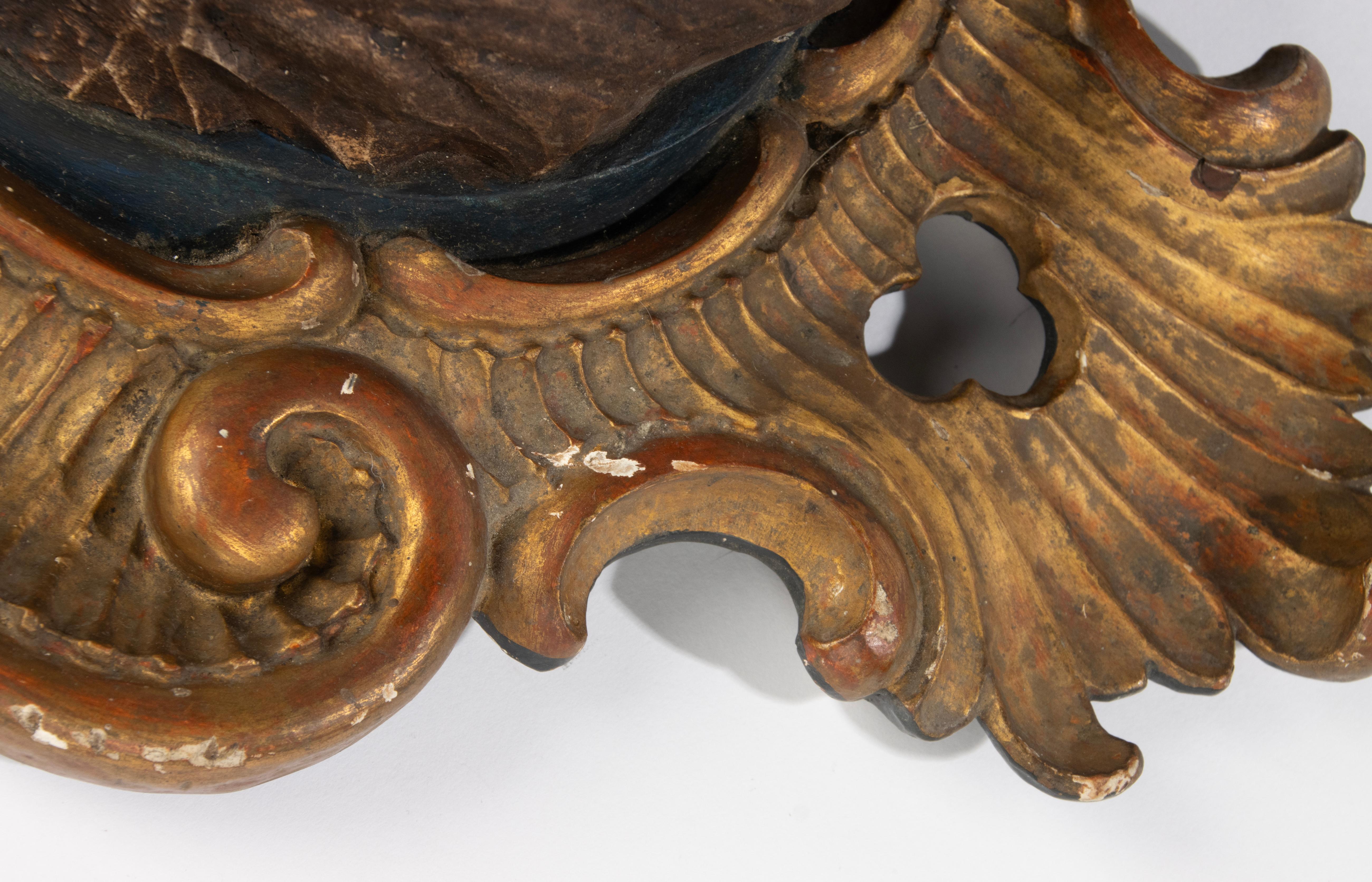Mid 19th Century Bear Head Wall Sculpture - Black Forest - Hand Sculpted For Sale 3