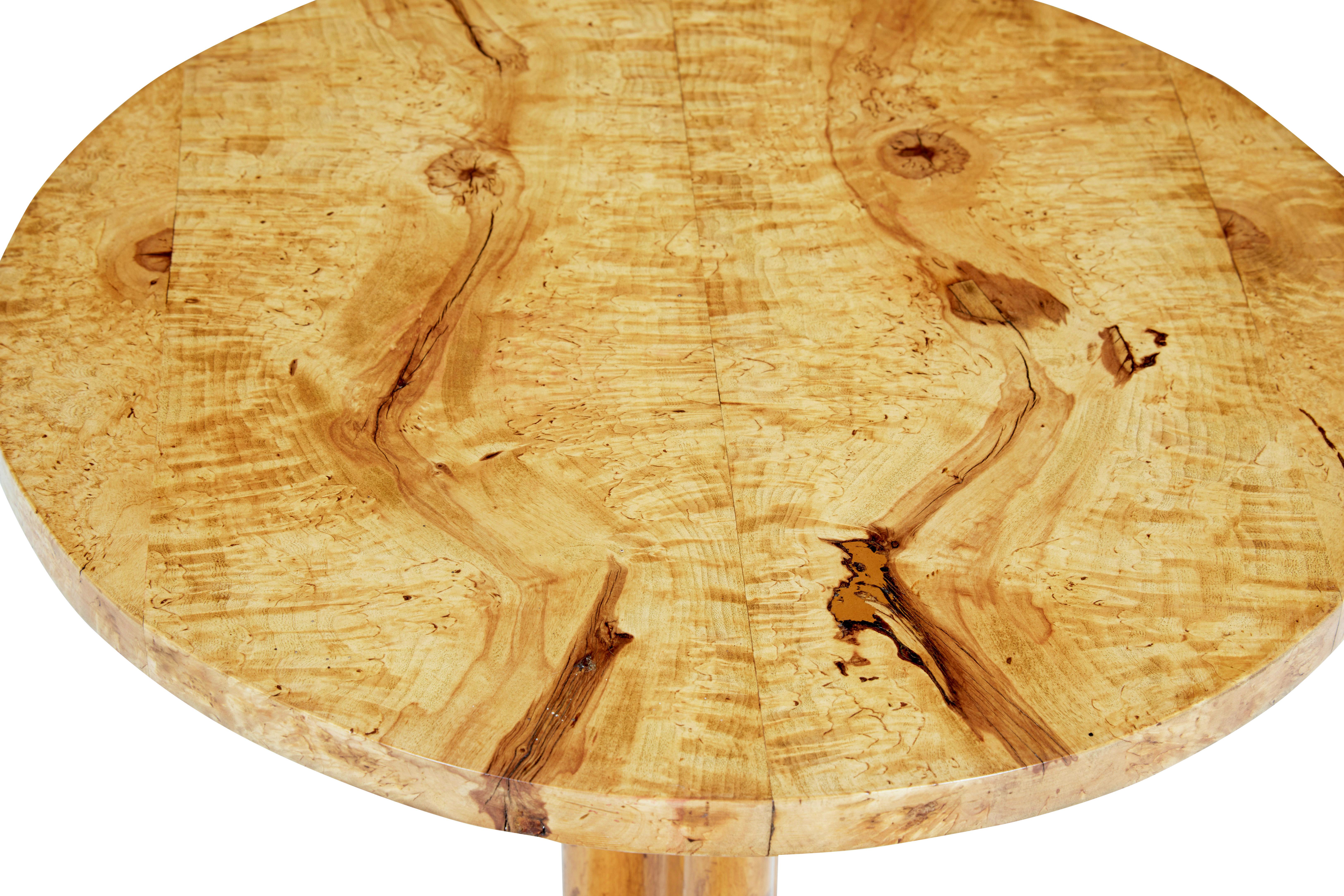 Empire Mid-19th Century Birch Root Occasional Table For Sale