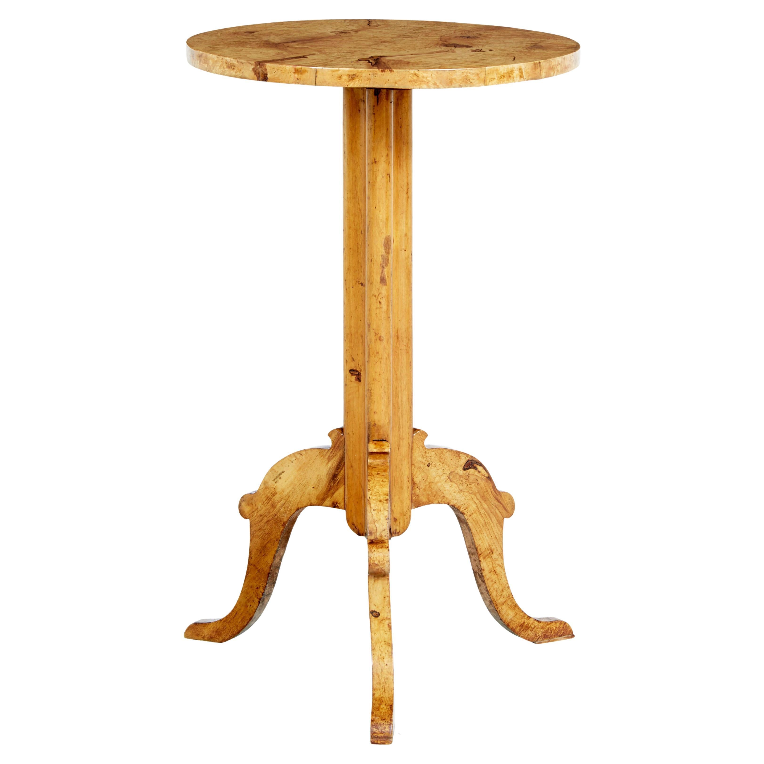 Mid 19th century birch root occasional table
