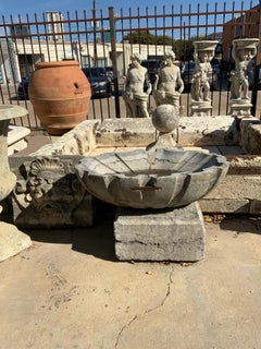 Mid 19th Century Bluestone Shell Sink