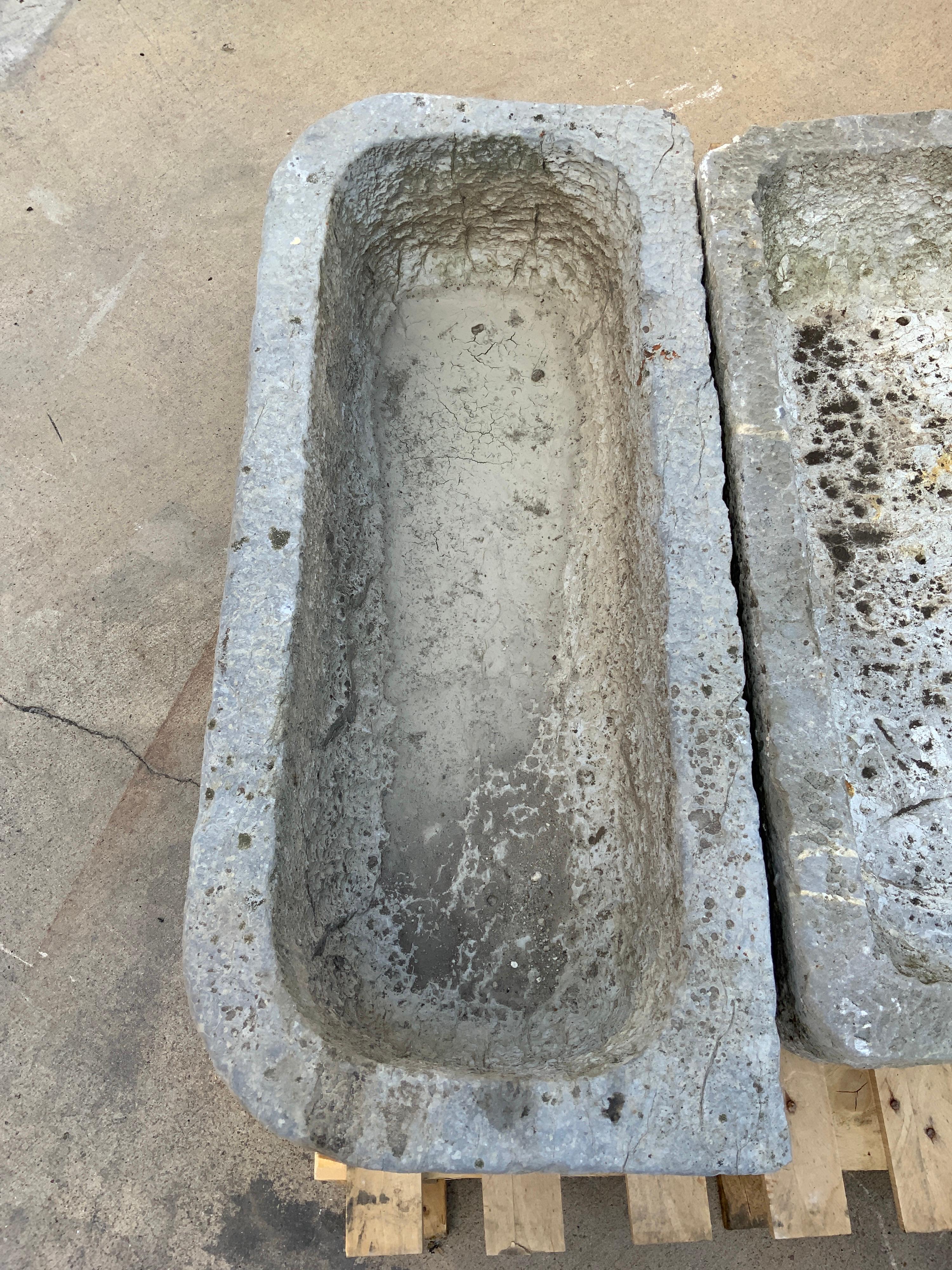 This bluestone trough origins from Belgium, circa 1850.

