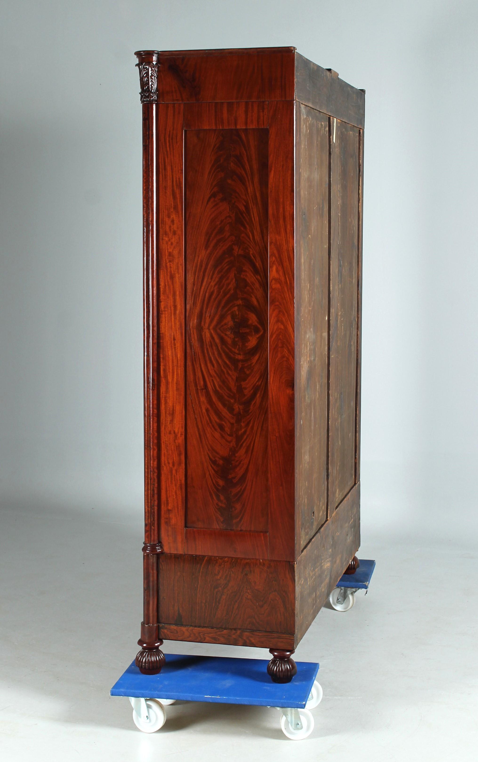 Mid 19th Century Bookcase, Late Biedermeier, Northern Germany For Sale 2