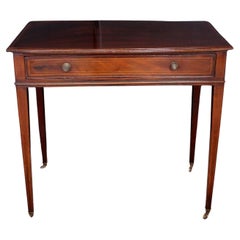 Antique Mid-19th Century Bowfront Table, English