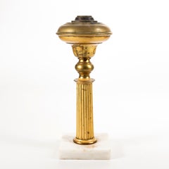 Mid 19th Century Brass Astral Lamp