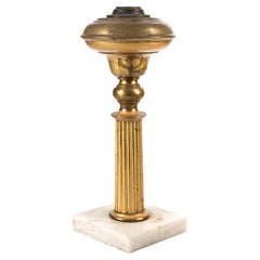 Mid 19th Century Brass Astral Lamp