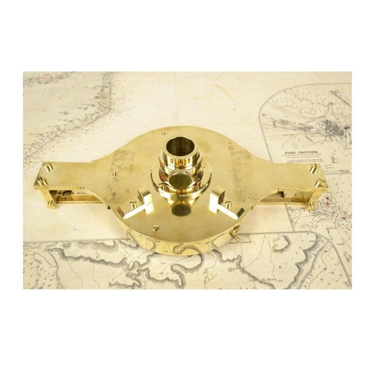 Mid-19th Century Brass Diopter Topographic Antique Compass by Stanley London 9