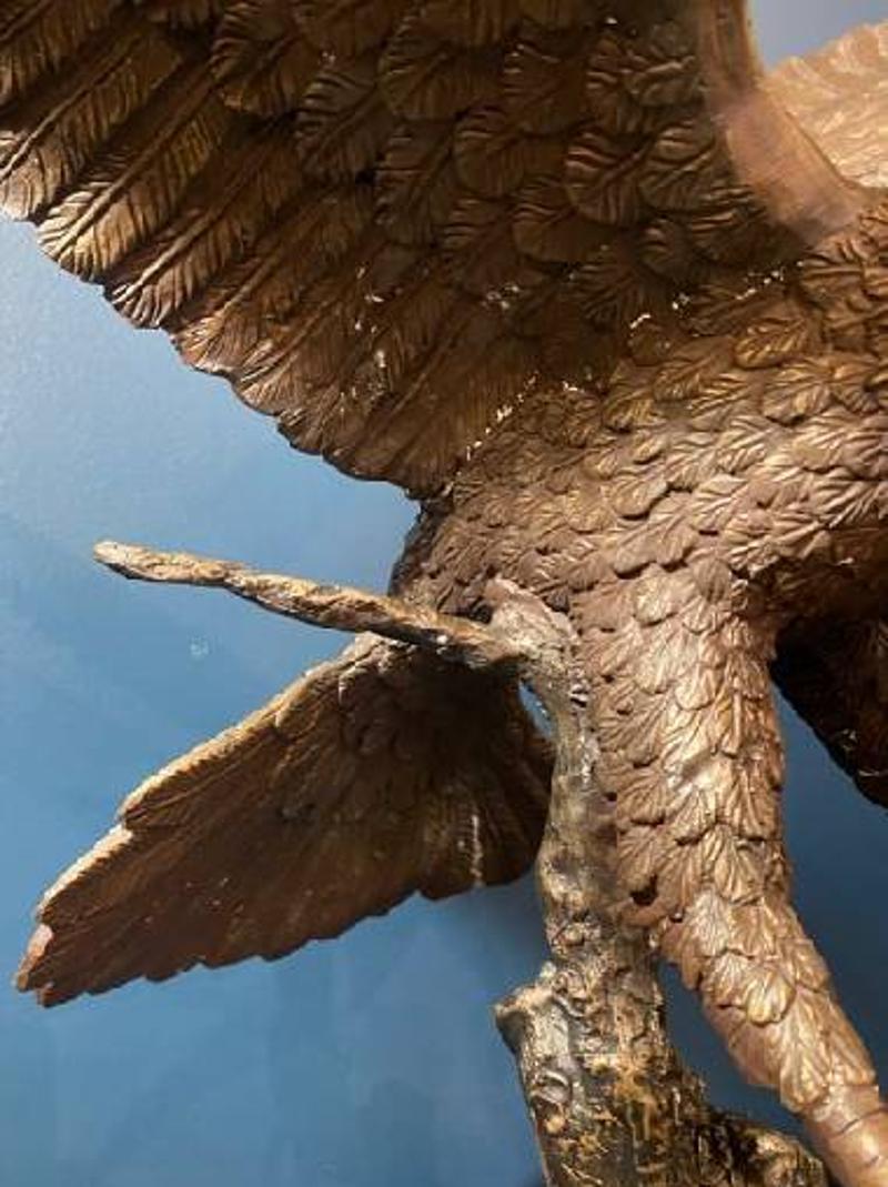 Mid-19th Century Bronze Eagle Sculpture by Jules Moigniez 3