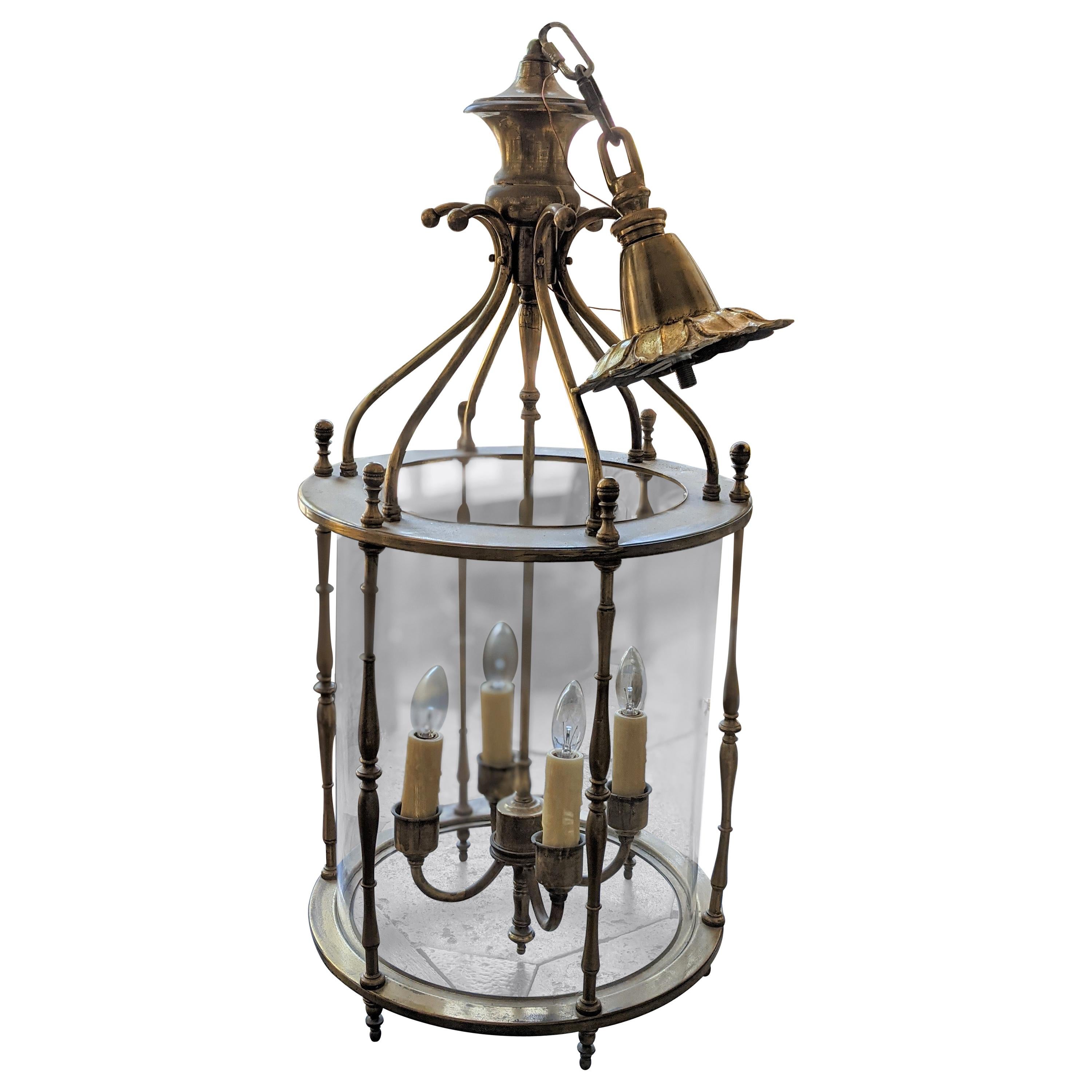 Mid-19th Century Bronze Lantern from France